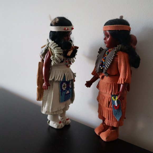 Collectible Native American dolls / Vintage Carlson dolls Native American dolls - Picture 4 of 13